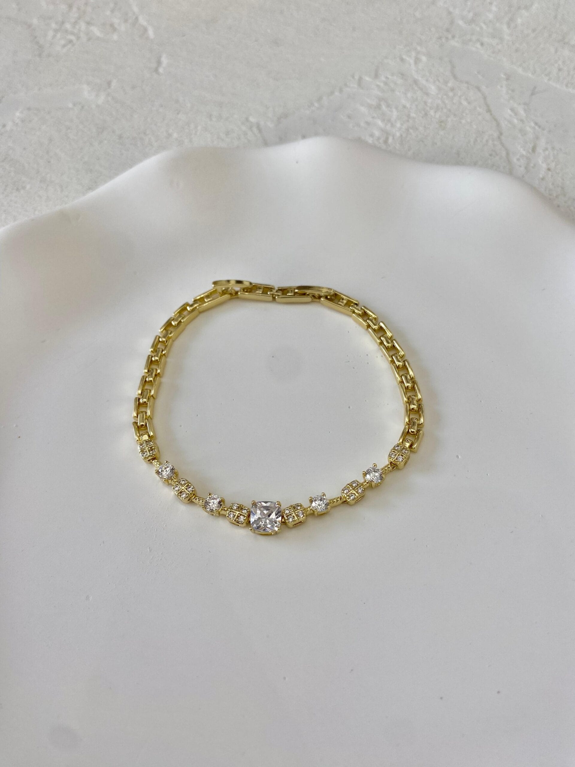 Xuping 14k Baget Taşlı Bileklik
