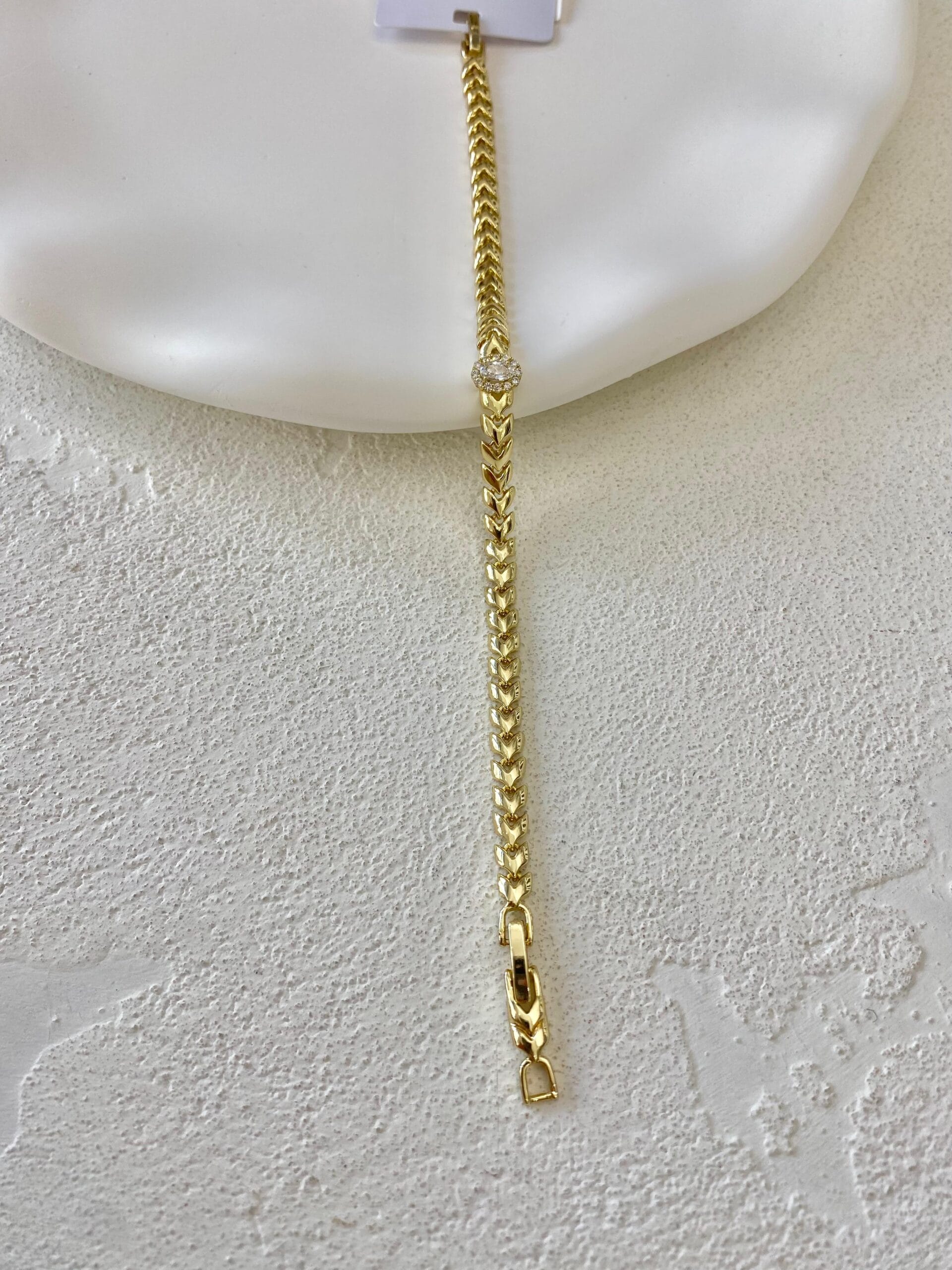Xuping 14k Oval Taşlı Bileklik - Görsel 3