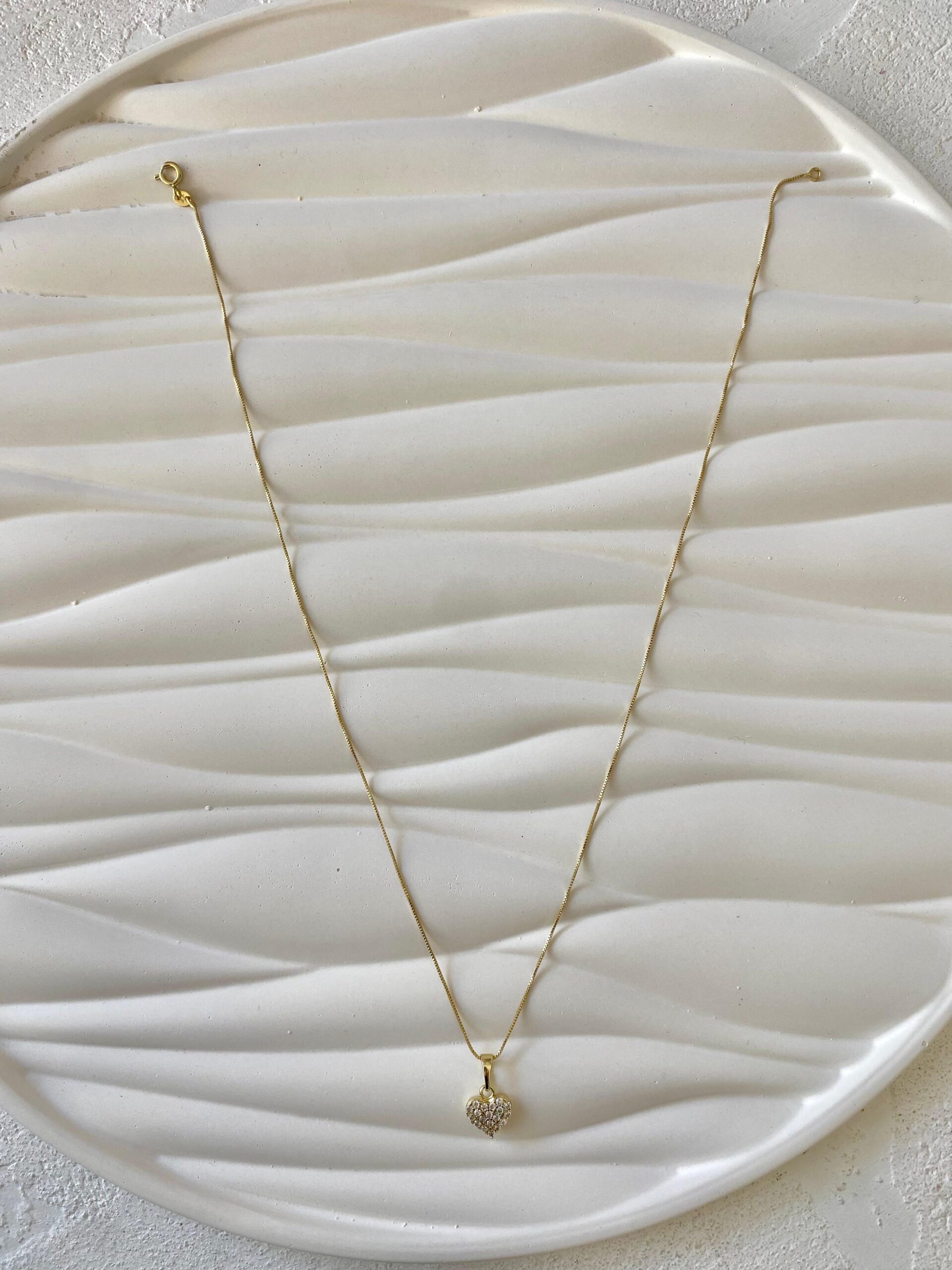 Xuping 14k Minimal Kalp Kolye - Görsel 3