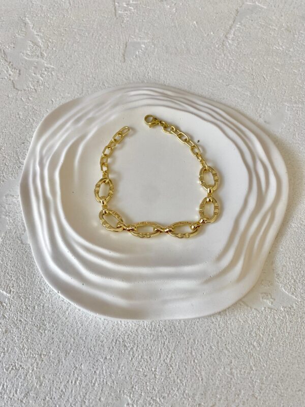Xuping 14k Oval Zincir Bileklik