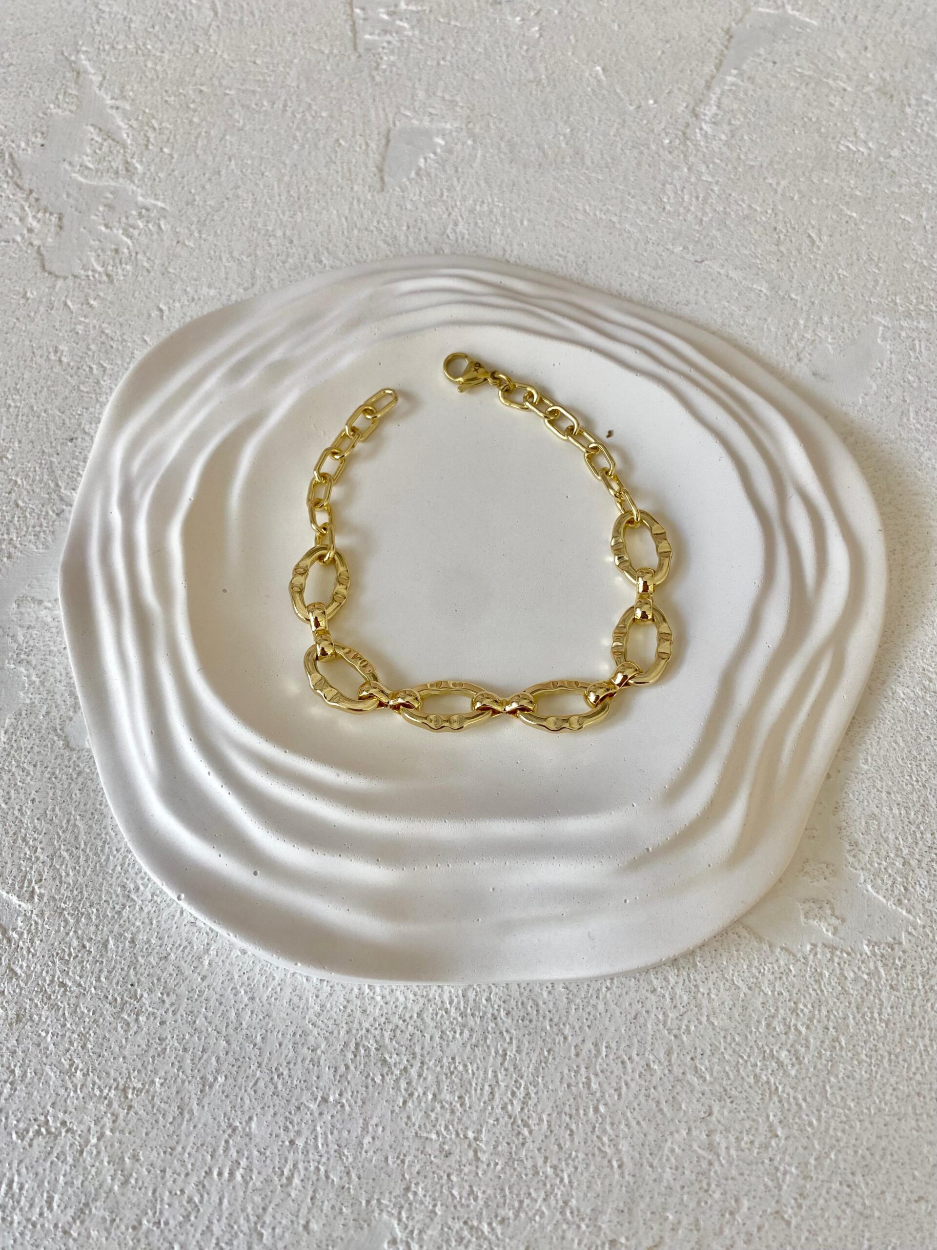 Xuping 14k Oval Zincir Bileklik