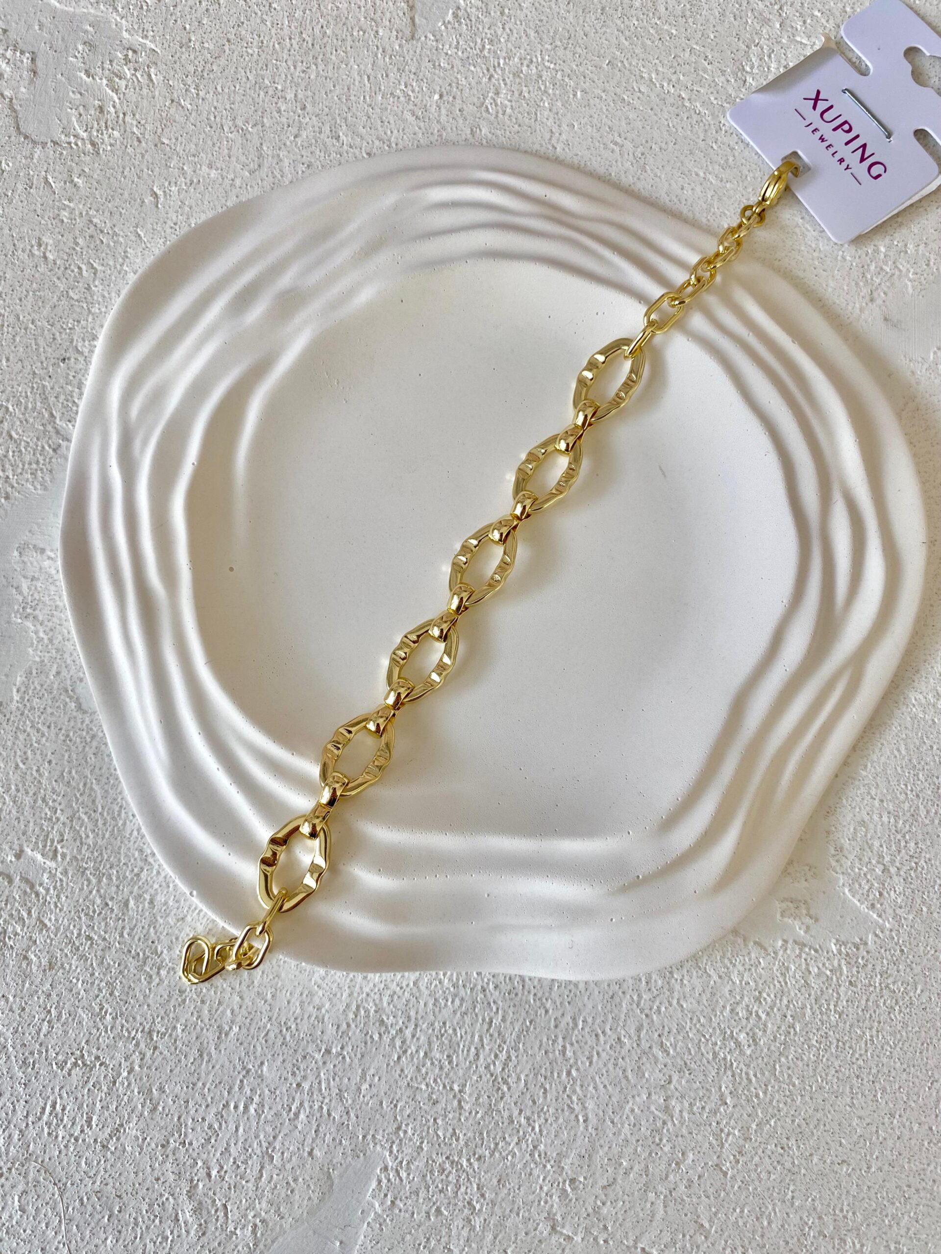 Xuping 14k Oval Zincir Bileklik - Görsel 3