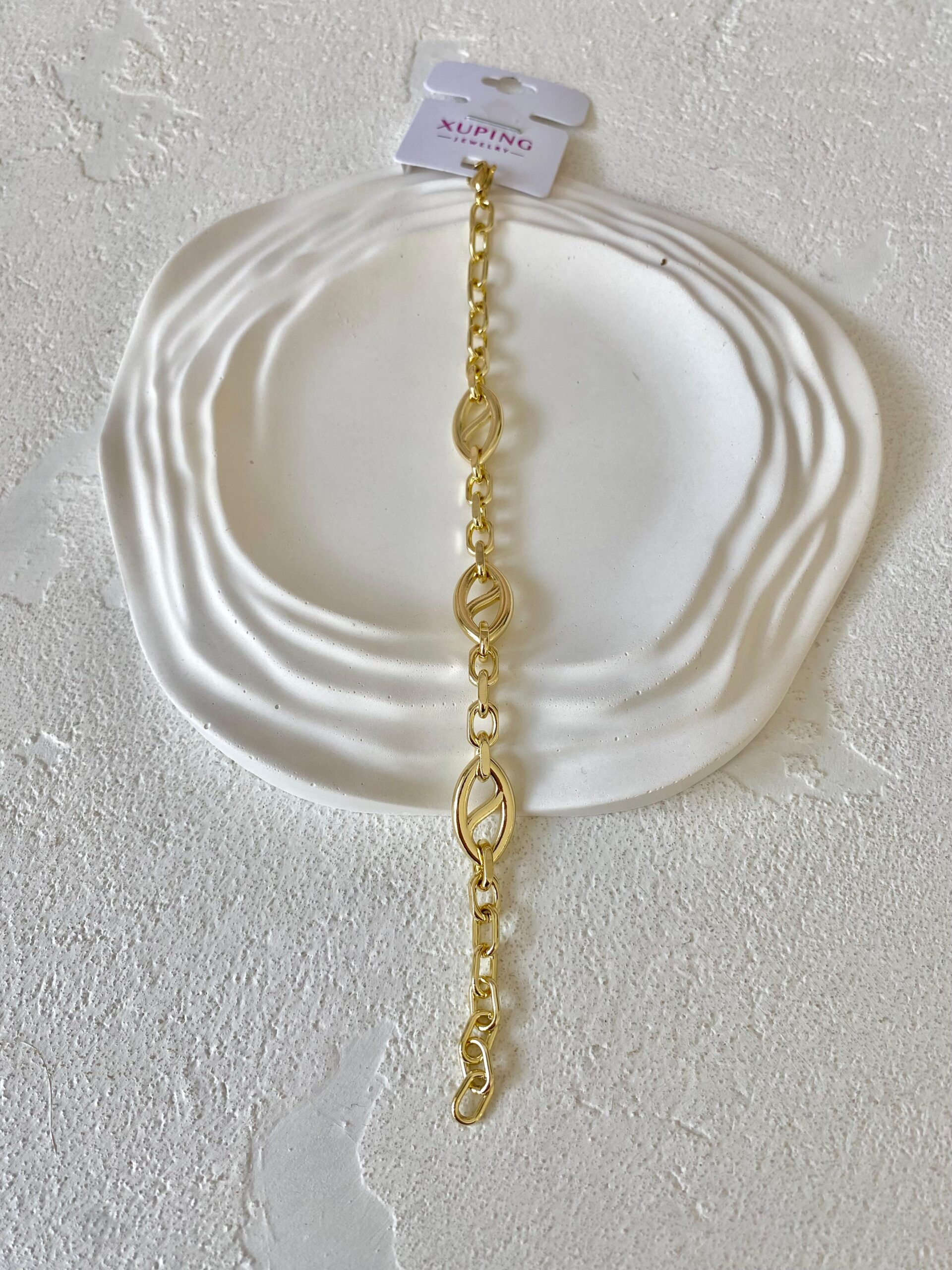 Xuping 14k Oval Zincirli Bileklik - Görsel 4