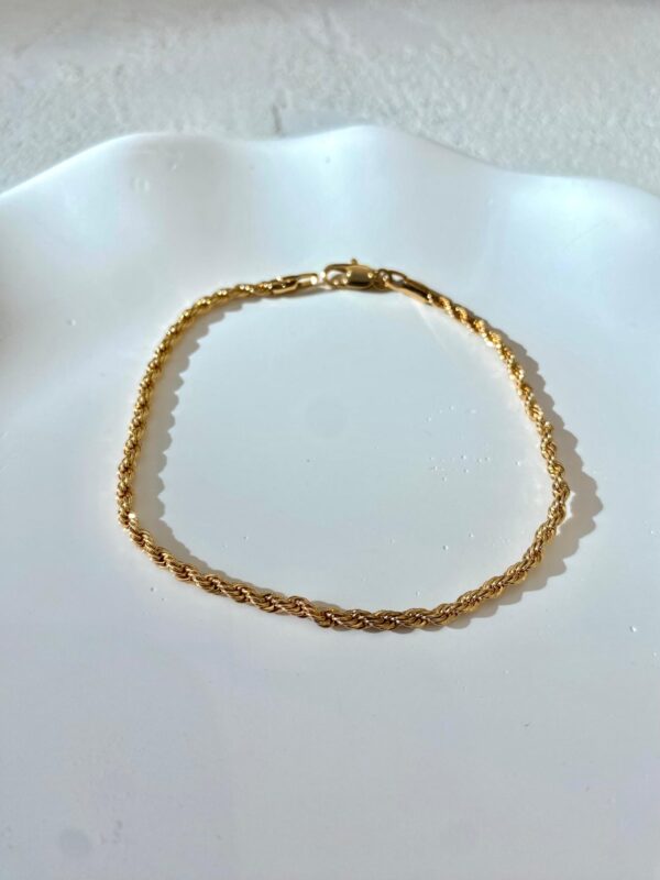 Xuping 14k Rose Gold Burgu Bileklik