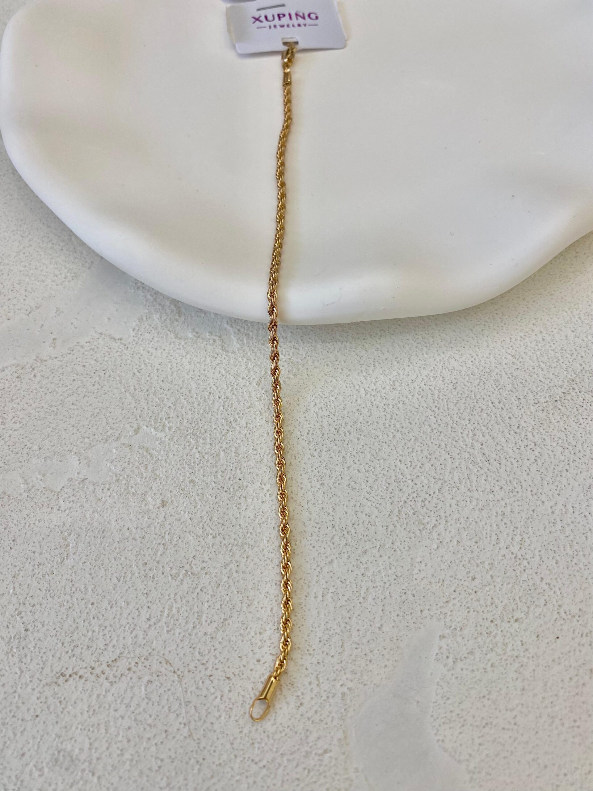 Xuping 14k Rose Gold Burgu Bileklik - Görsel 4