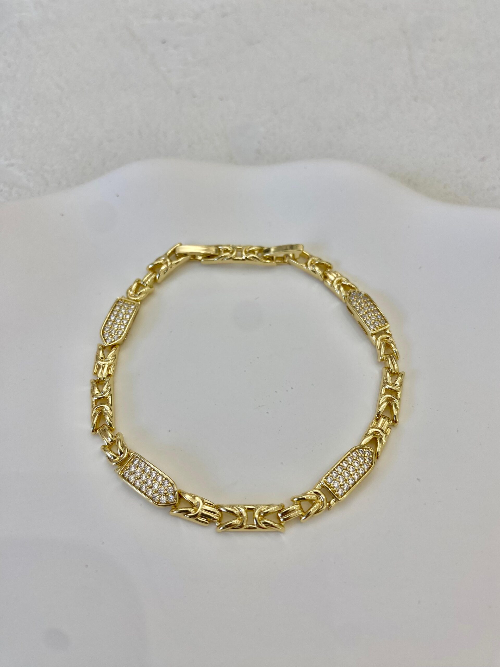 Xuping 14k Taşlı Başak Model Bileklik
