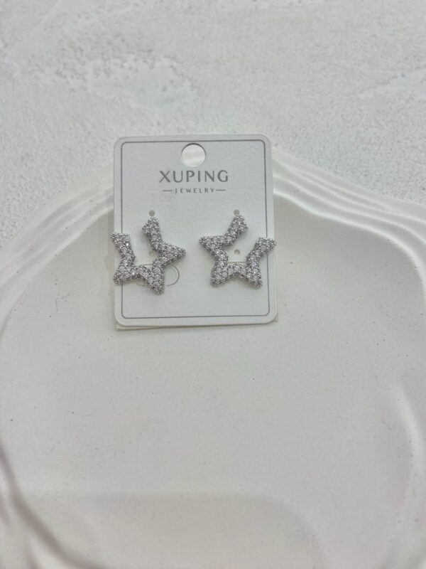 Xuping Taşlı Yıldız Küpe