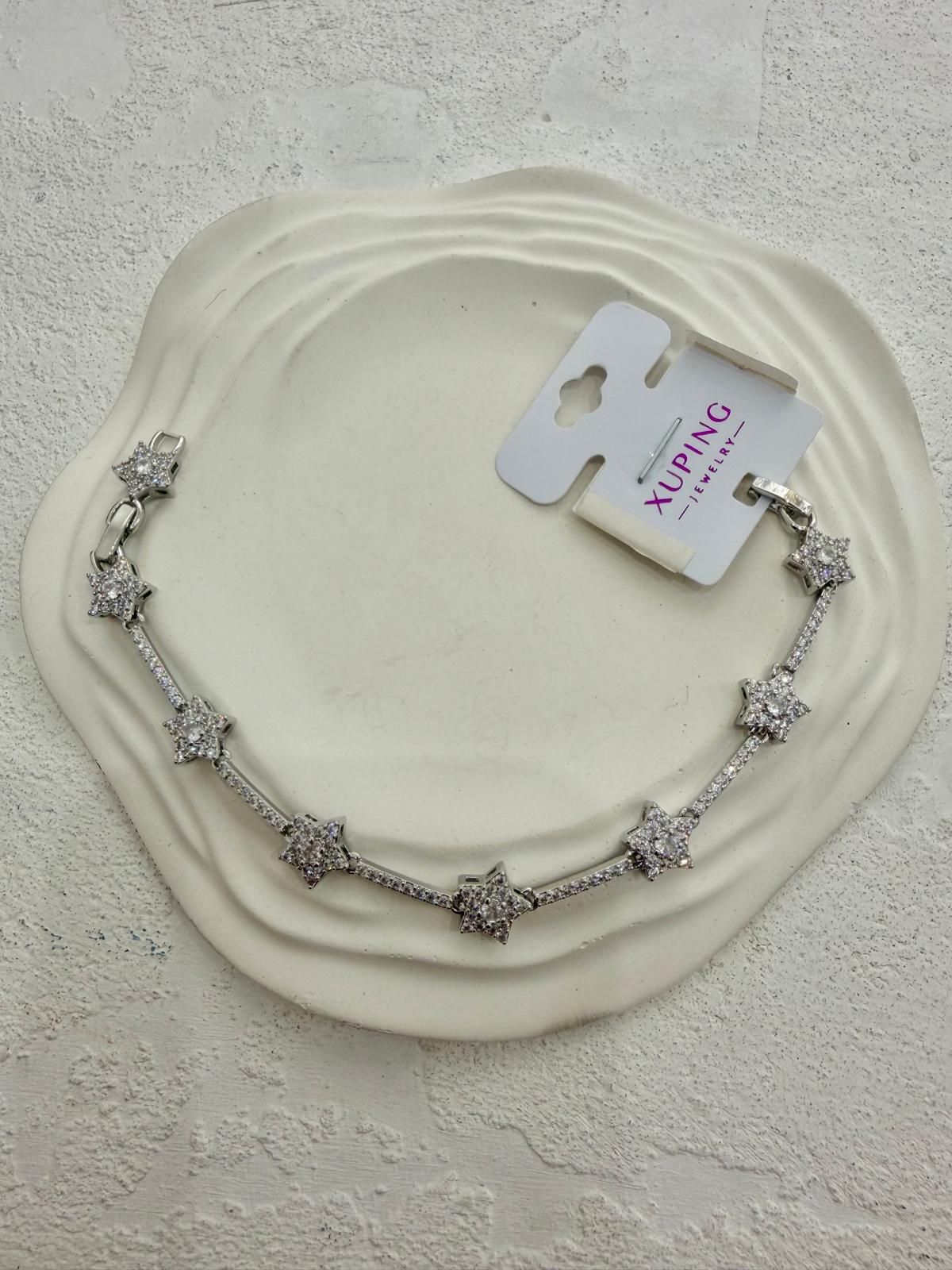 Xuping 14k Taşlı Yıldız Model Bileklik